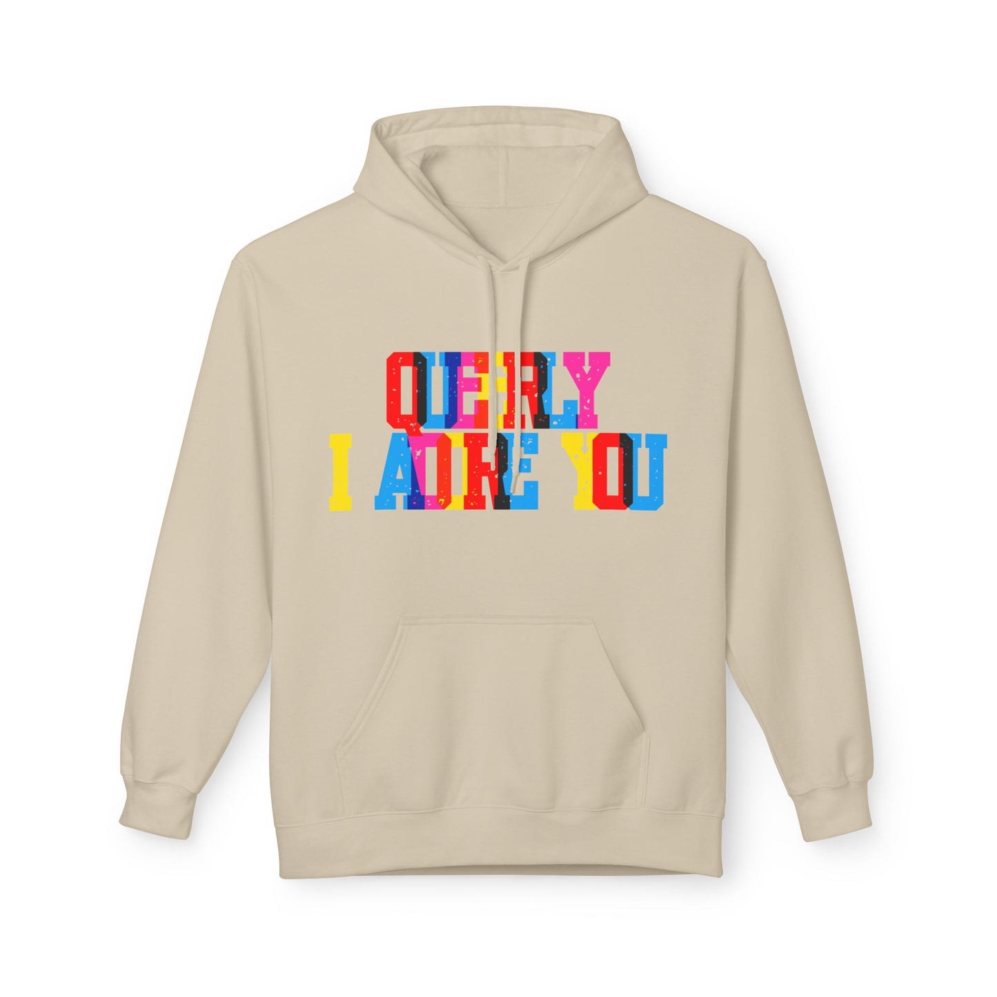 Queerly I Adore You Unisex Valentines Hoodie