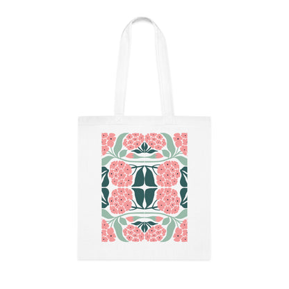 Abstract flowers 01 Cotton Tote
