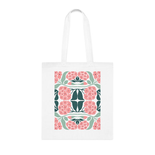 Abstract flowers 01 Cotton Tote