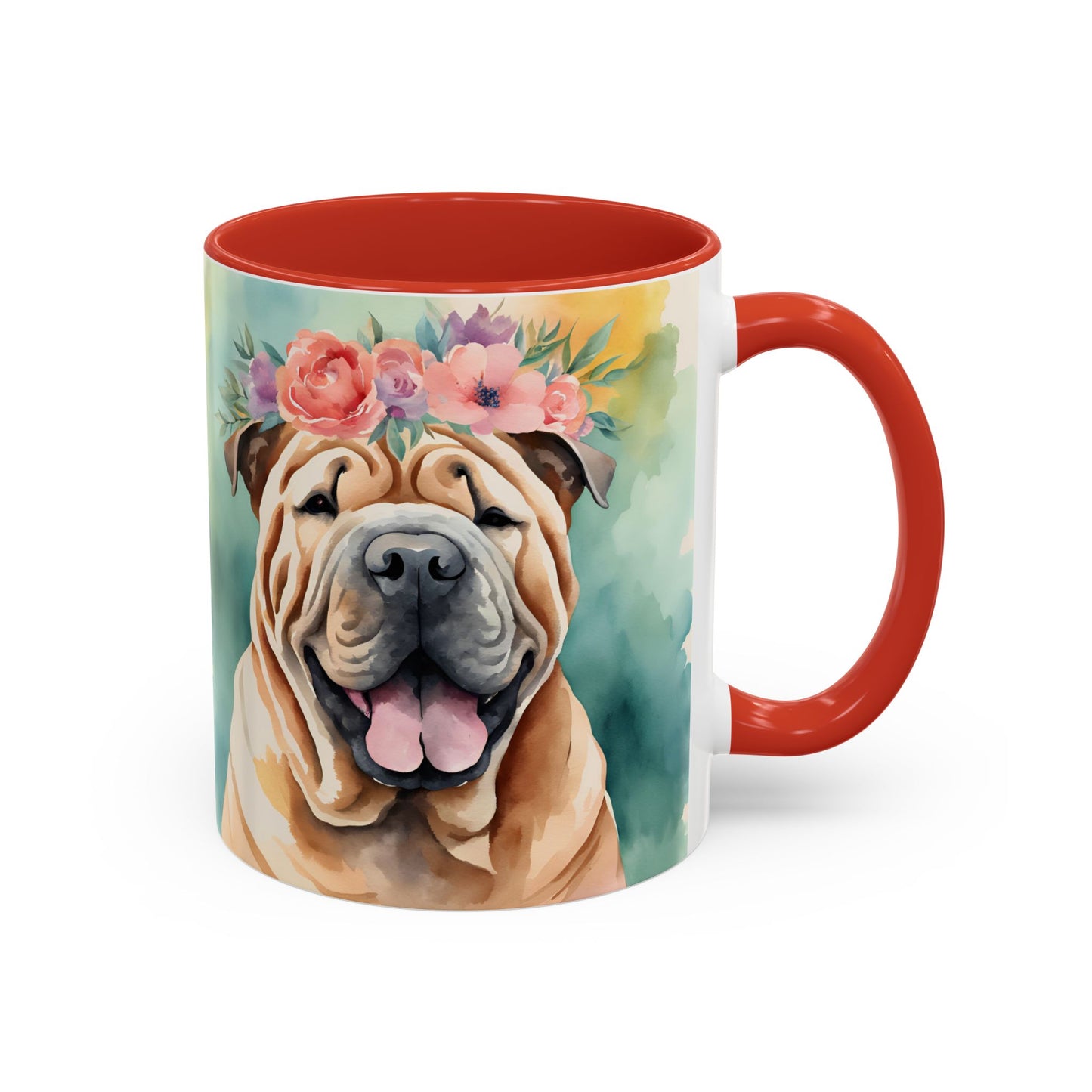 Shar Pei 01 Accent Coffee Mug - Dog Lover Gift