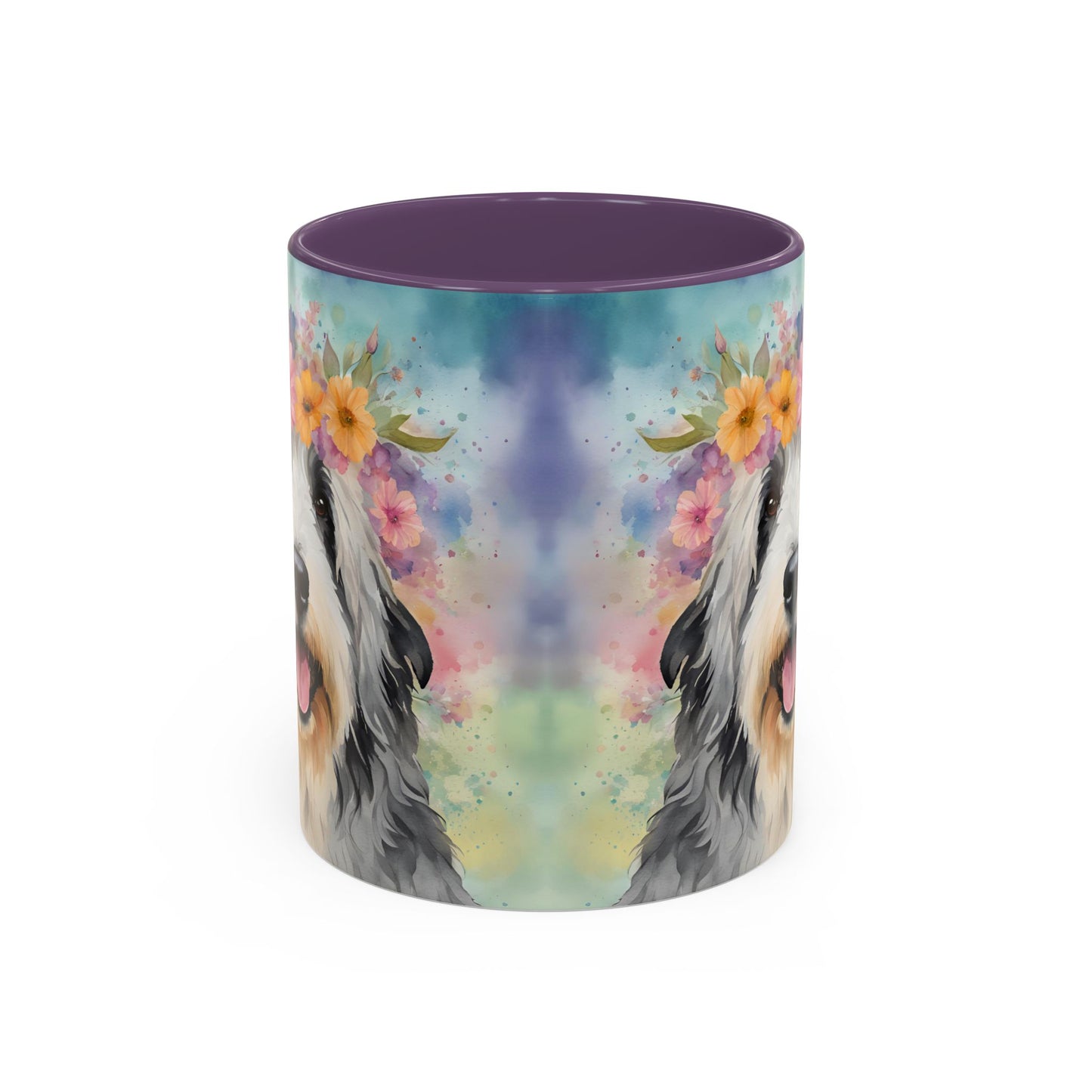 Bearded Collie 02 Accent Coffee Mug - Dog Lover Gift