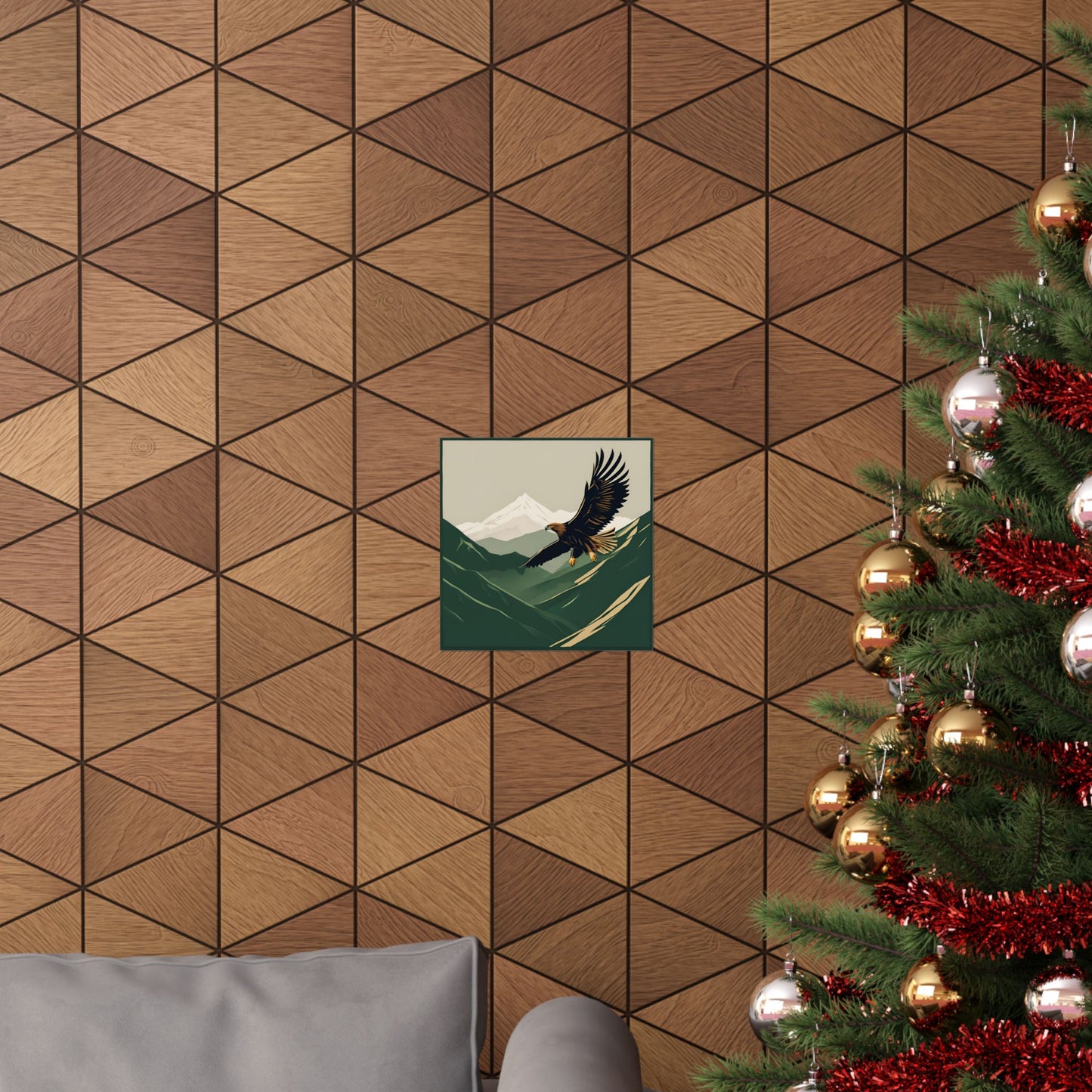 Lone Collection Eagle 2 Matte Square Posters