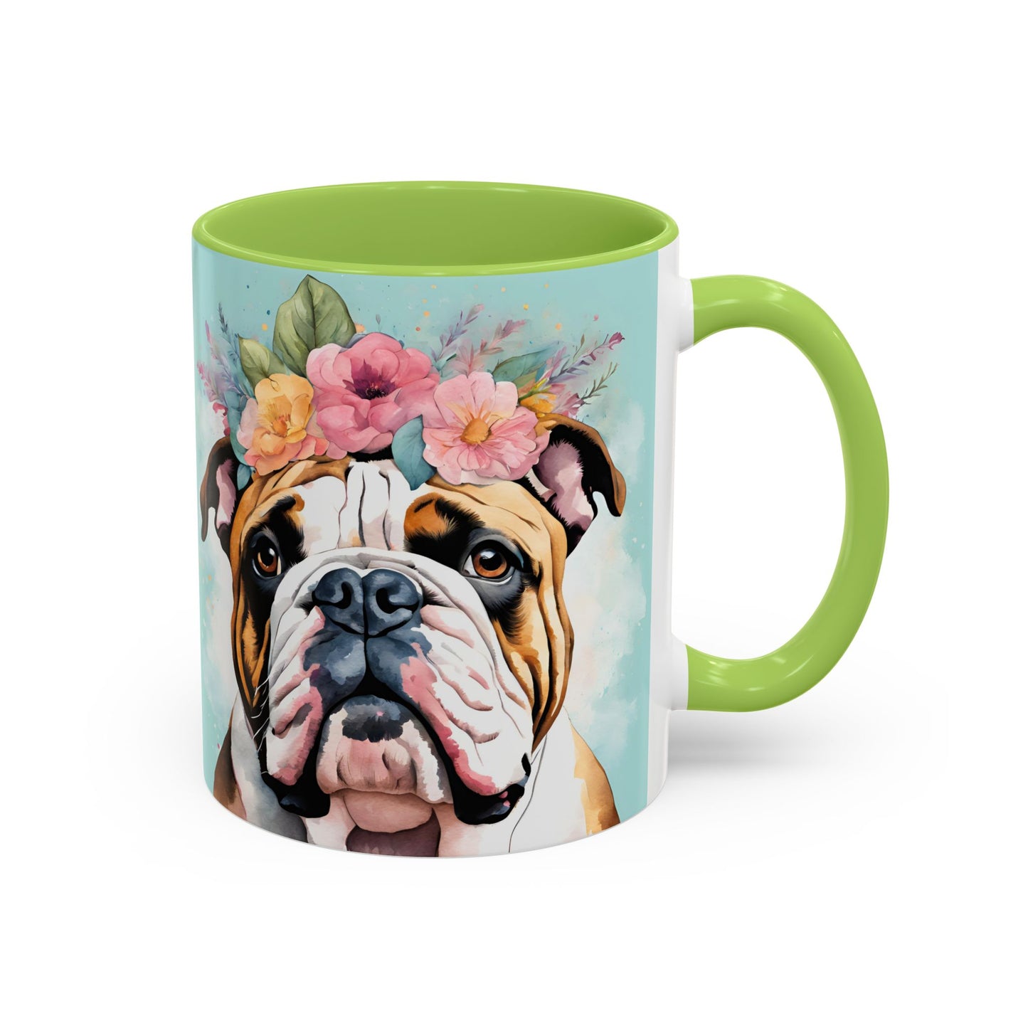 British Bulldog 02 Accent Coffee Mug - Dog Lover Gift