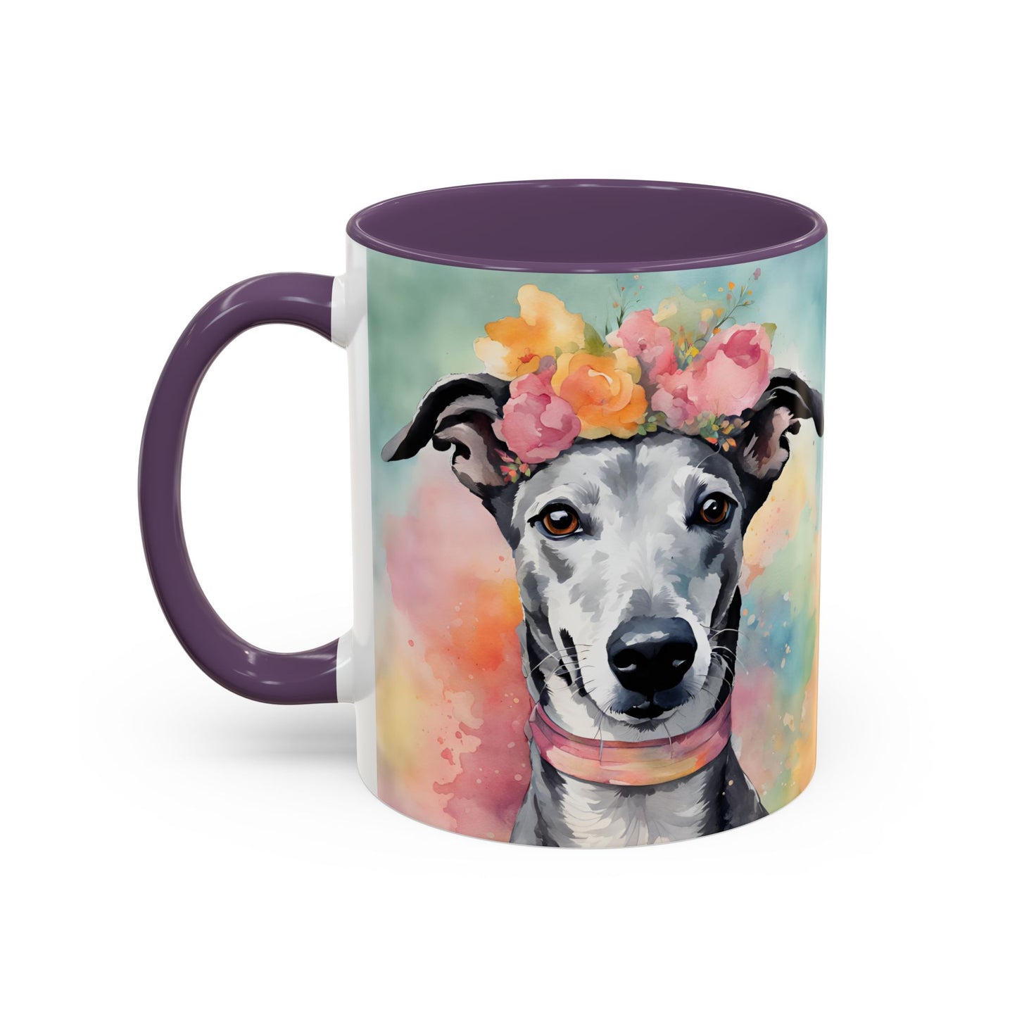 Greyhound 03 Accent Coffee Mug - Dog Lover Gift