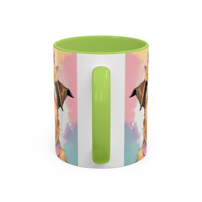 Border Terrier 02 Accent Coffee Mug - Dog Lover Gift