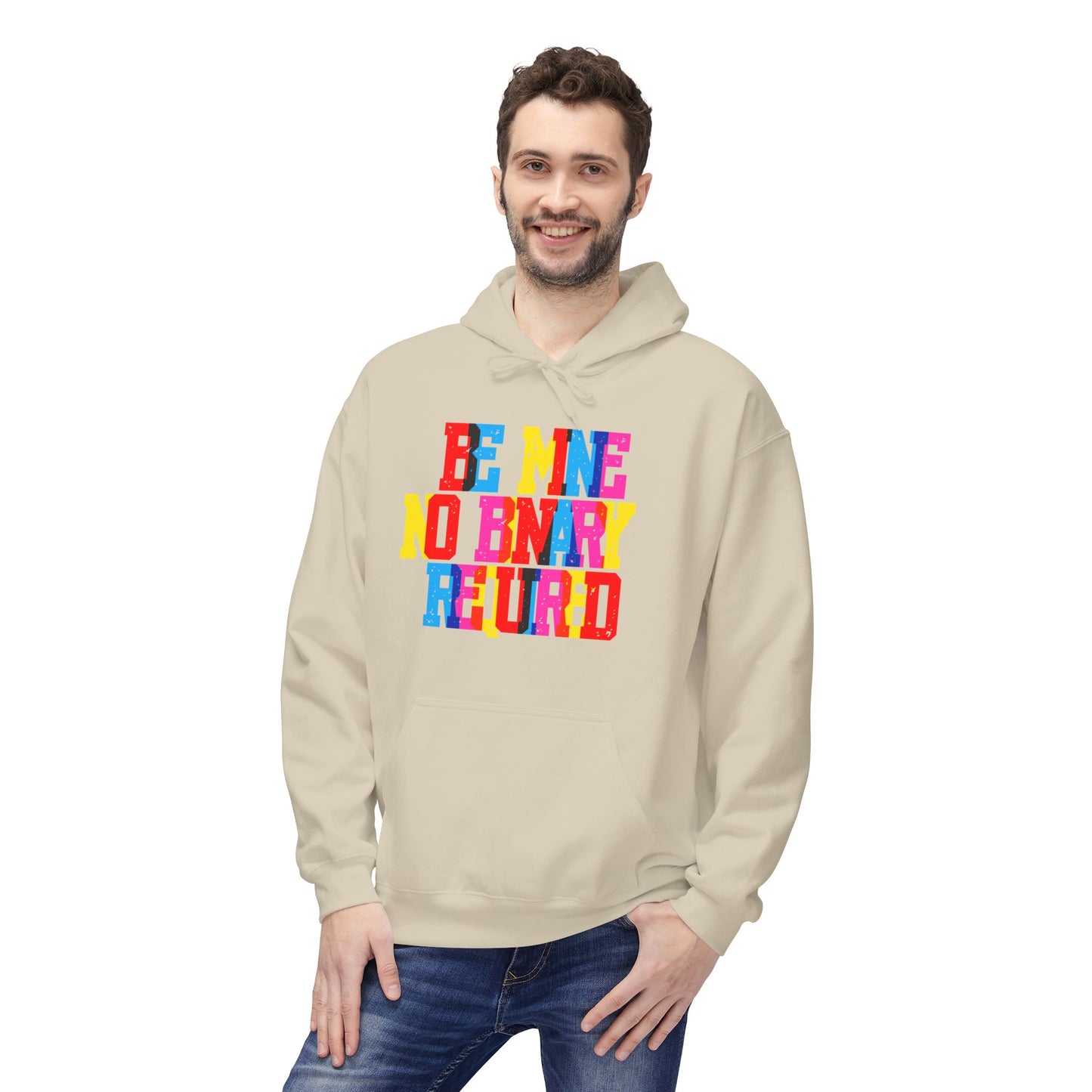 Be Mine No Binary Required Unisex Valentines Hoodie