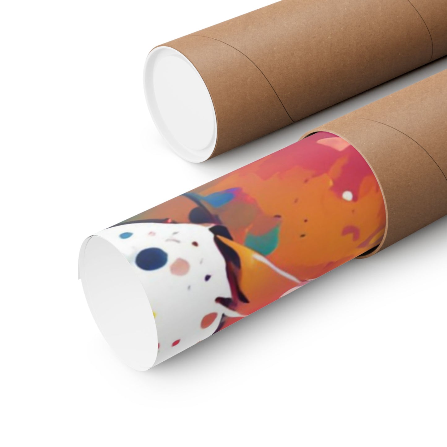 Multicolored Pussycat 3 Matte Vertical Poster