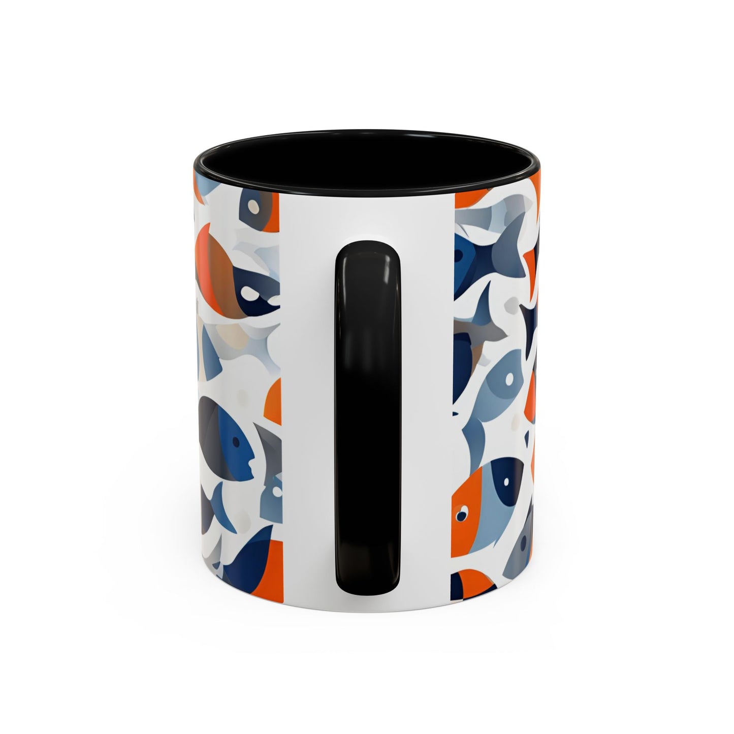 Orange Fish 04 Accent Coffee Mug (11oz)