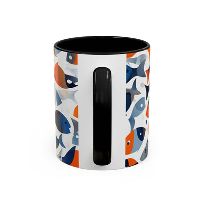 Orange Fish 04 Accent Coffee Mug (11oz)