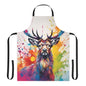 Multicolored Stag Adult Apron (AOP)
