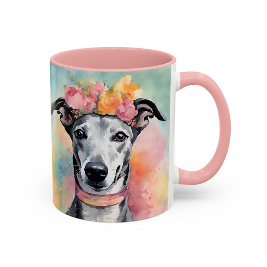 Greyhound 03 Accent Coffee Mug - Dog Lover Gift