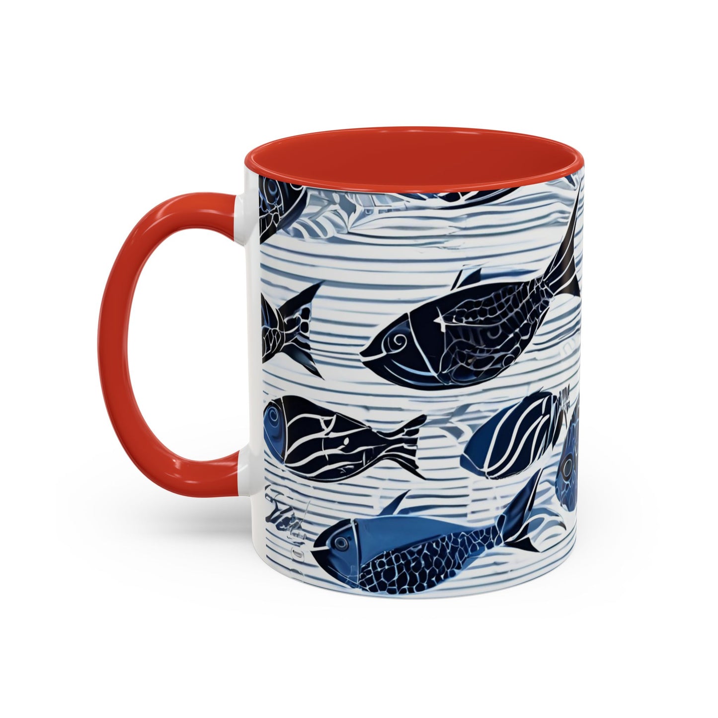 Fish 10 Accent Coffee Mug (11oz)
