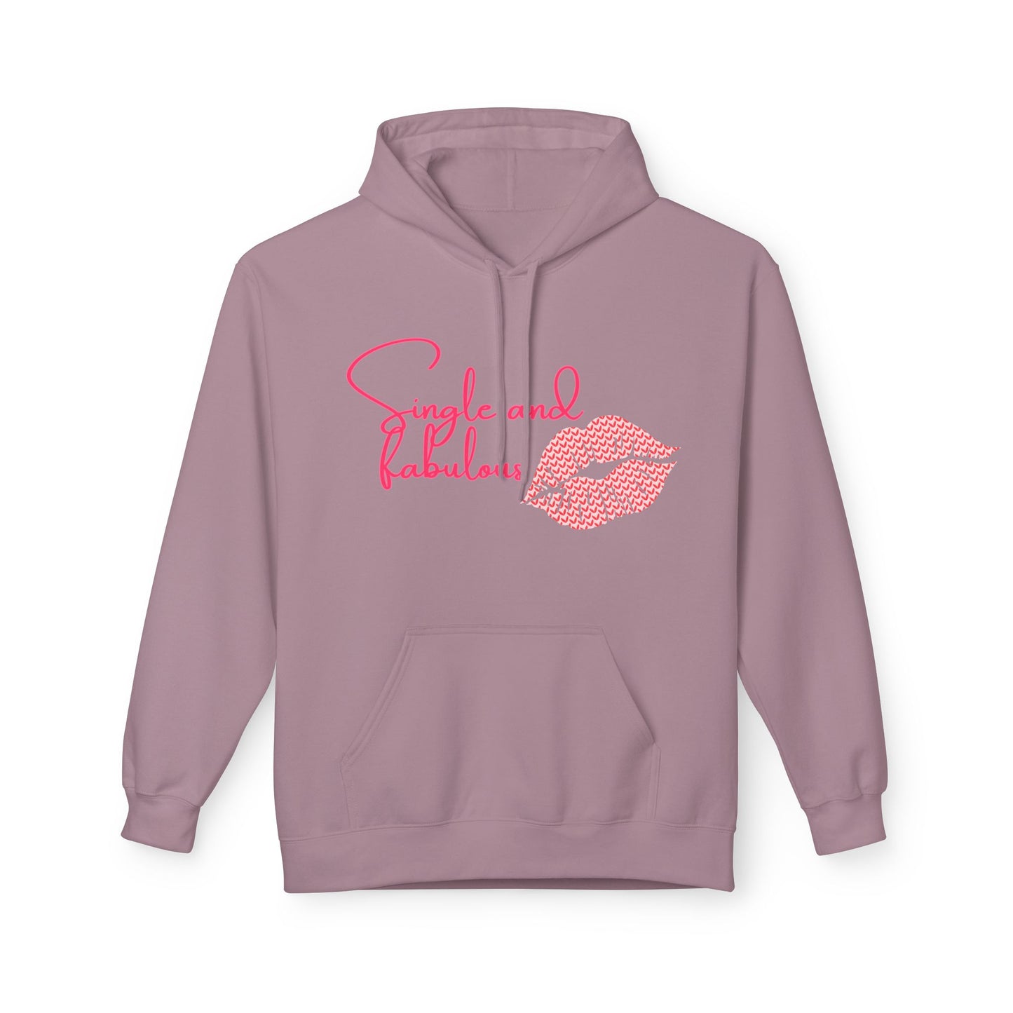Single And Fabulous Unisex Valentines Hoodie