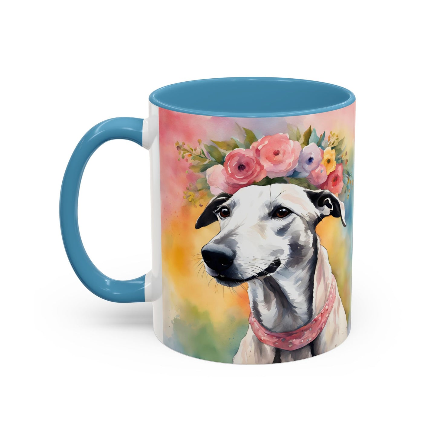 Greyhound 02 Accent Coffee Mug - Dog Lover Gift