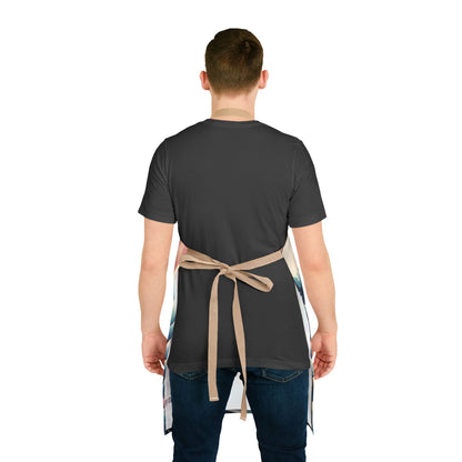 Waves 1 Apron, 5 Color Straps (AOP)