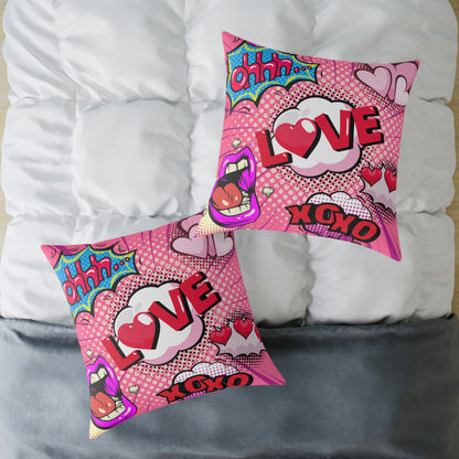 Ohhh! Pop Art Poly Pillow