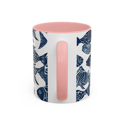 Fish 06 Accent Coffee Mug (11oz)