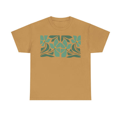More Abstract Flowers 43 Unisex Heavy Cotton Tee