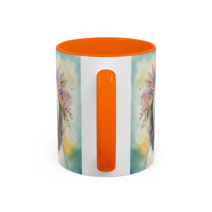 Bearded Collie 02 Accent Coffee Mug - Dog Lover Gift