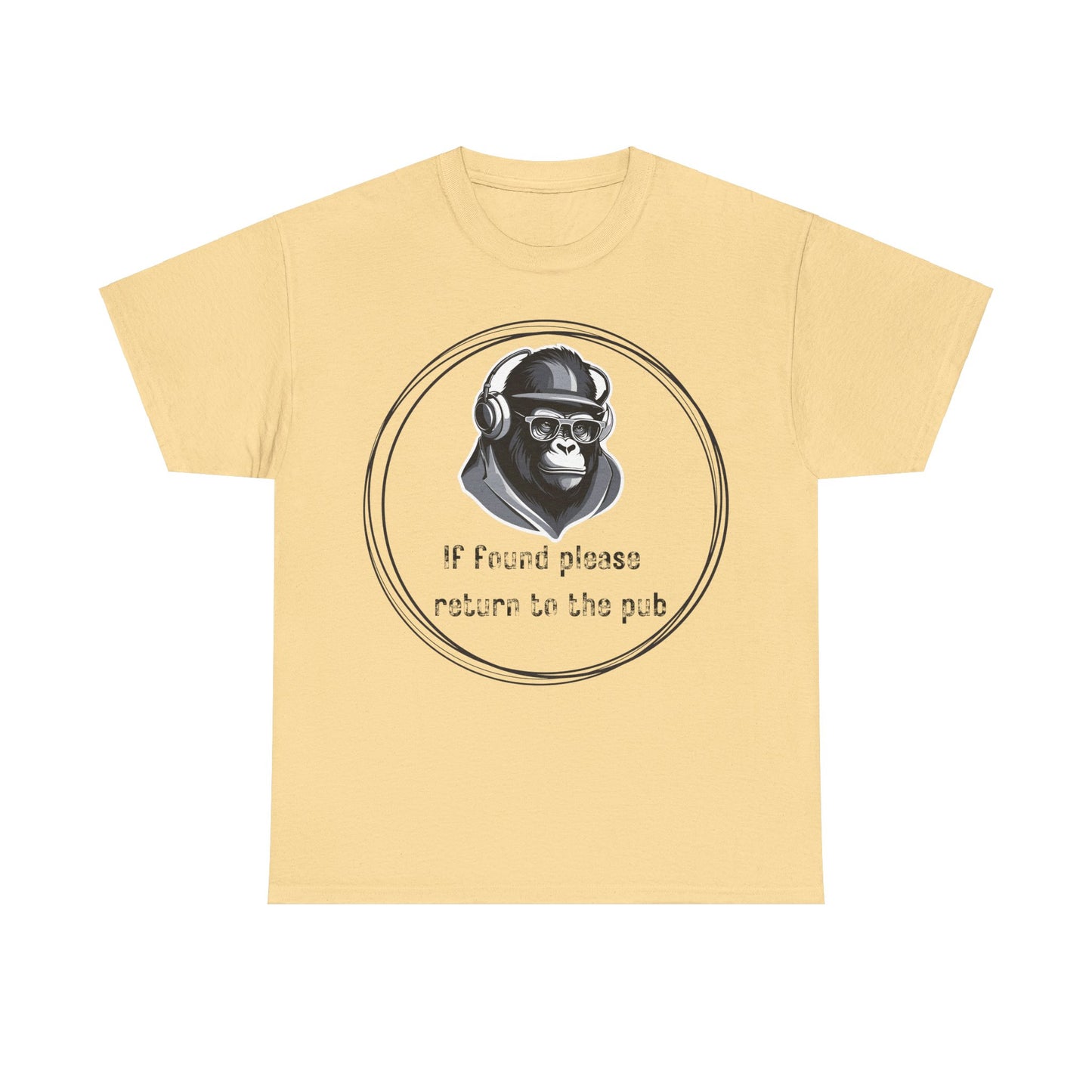 If Found Please Return To The Pub Unisex Heavy Cotton Tee