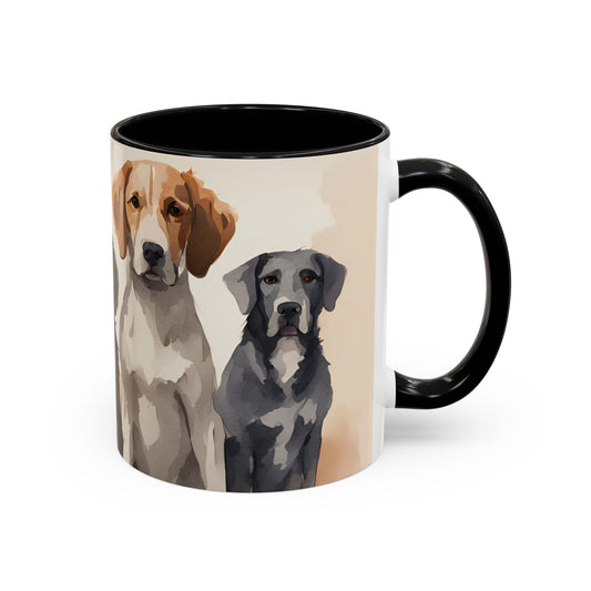 Doggies in a Row 1 Accent Mug 11oz