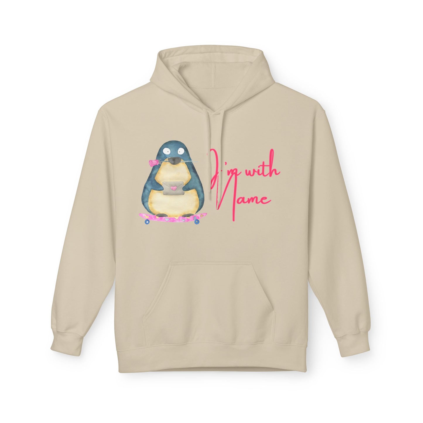 (Personalizable) I’m with (NAME) Unisex Valentines Hoodie