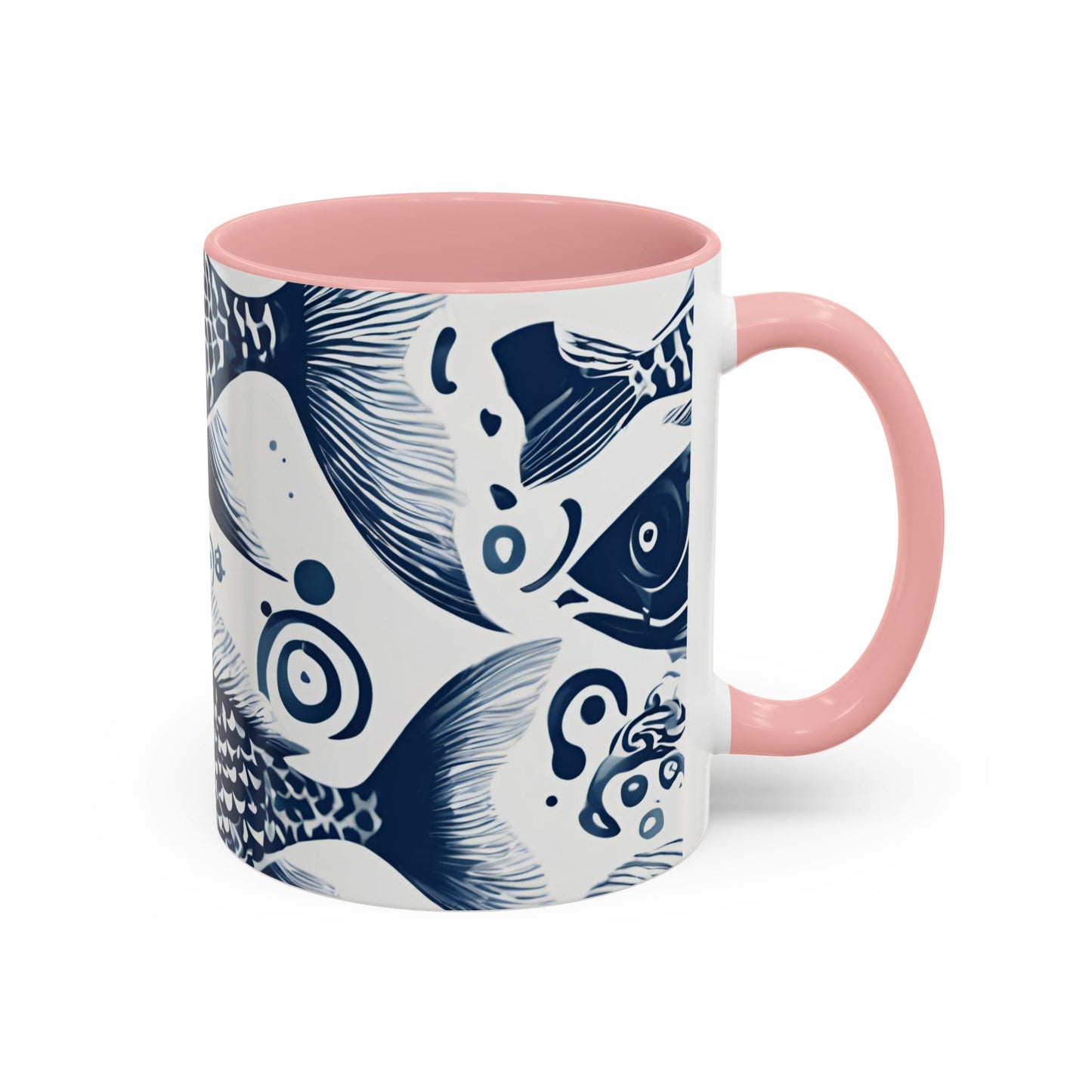 Fish 02 Accent Coffee Mug (11oz)