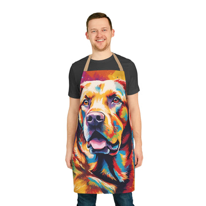 Multicolored Labrador Adult Apron (AOP)