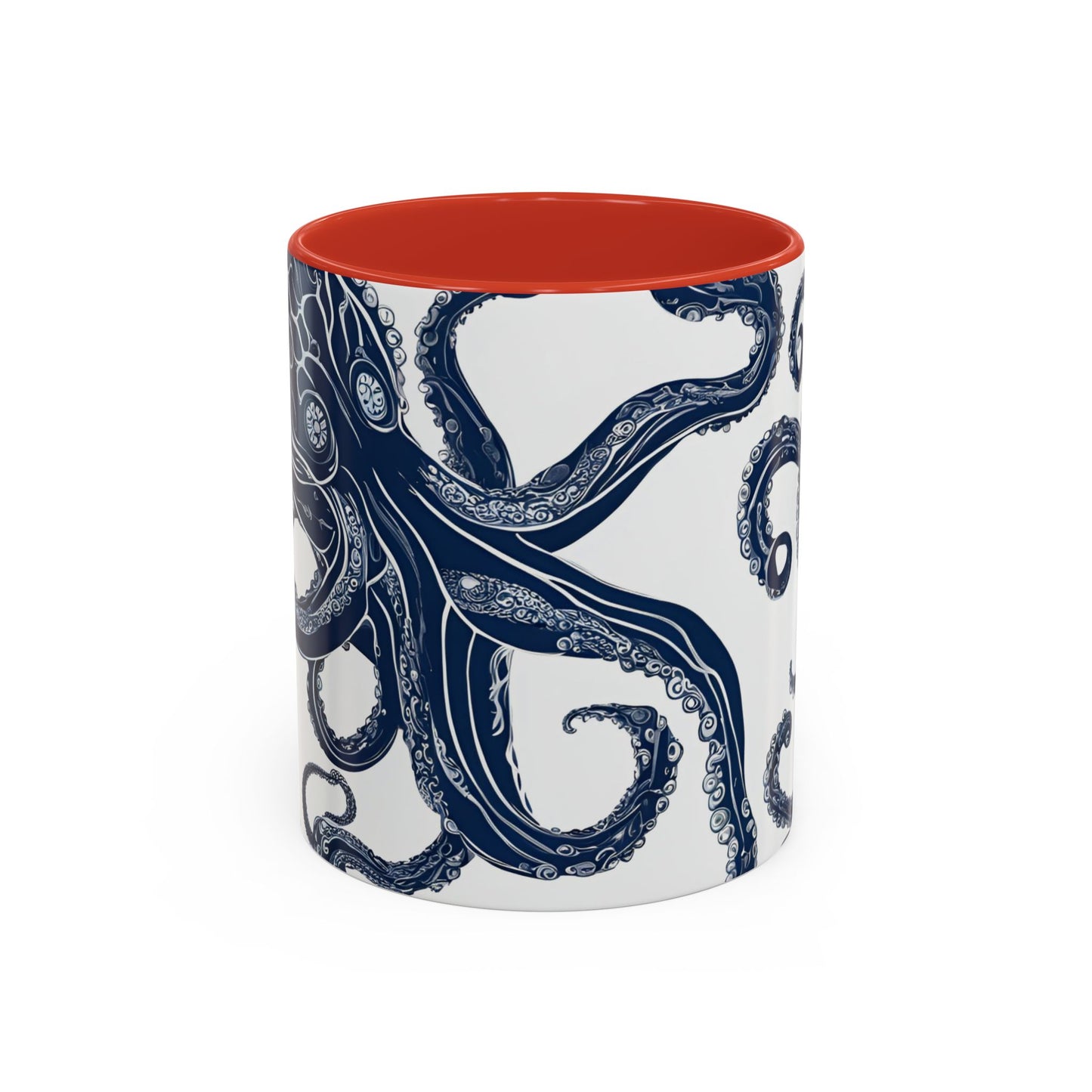 Octopus 4 Accent Coffee Mug (11oz)