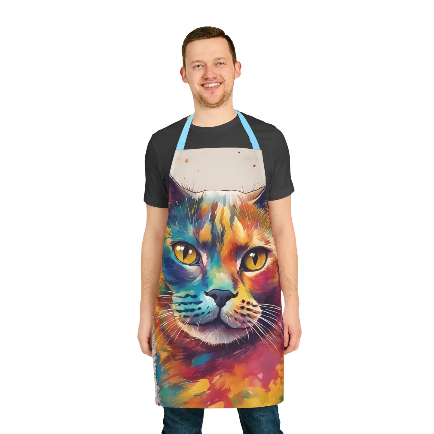 Multi pussycat Adult Apron (AOP)