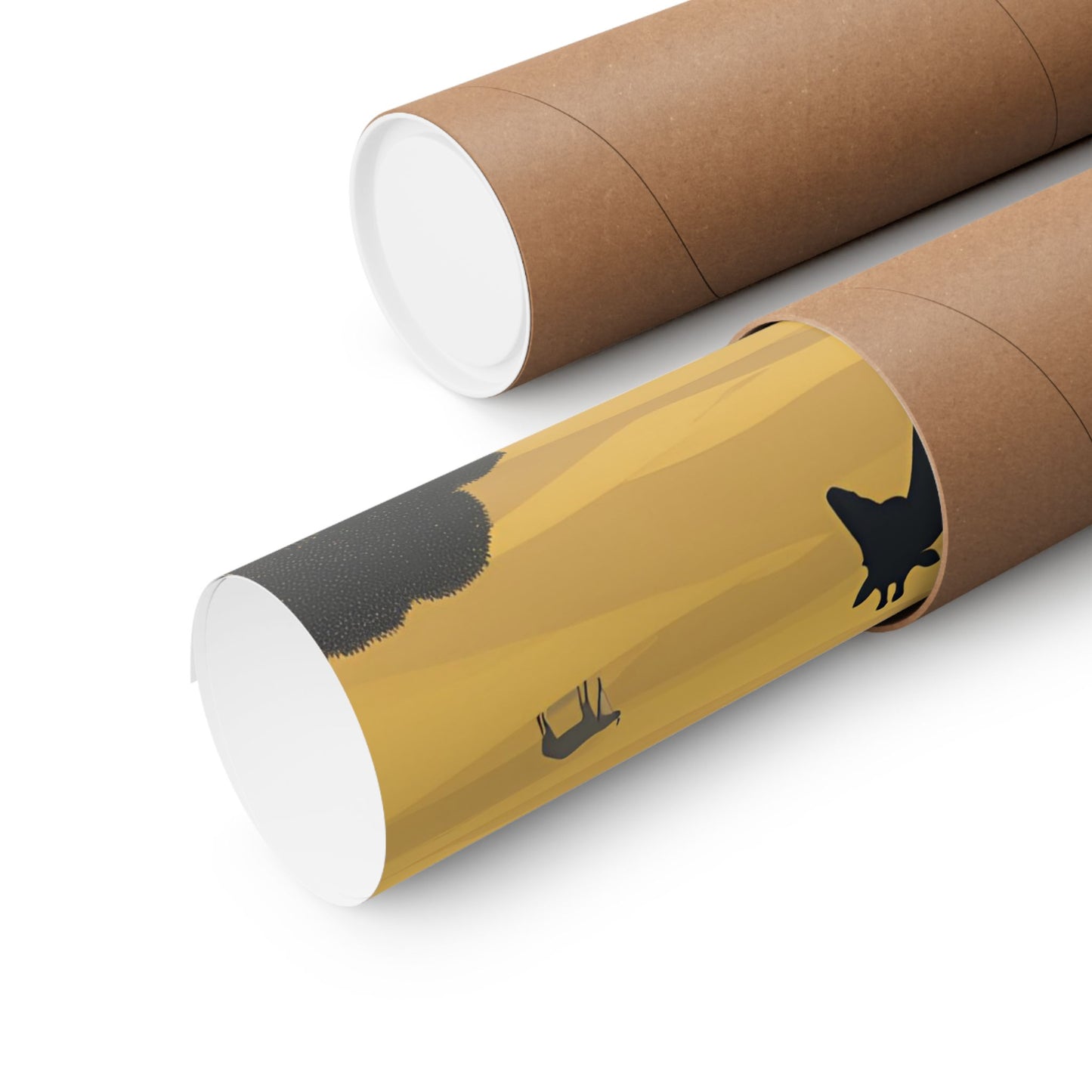 Lone Collection Giraffe 5 Matte Square Posters