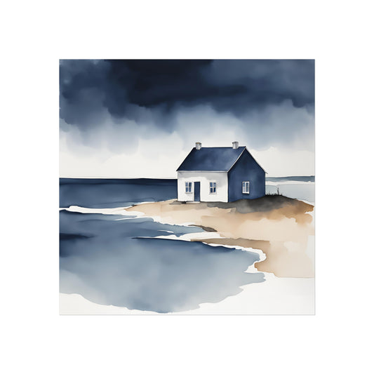 Blue Collection 8 Matte Print