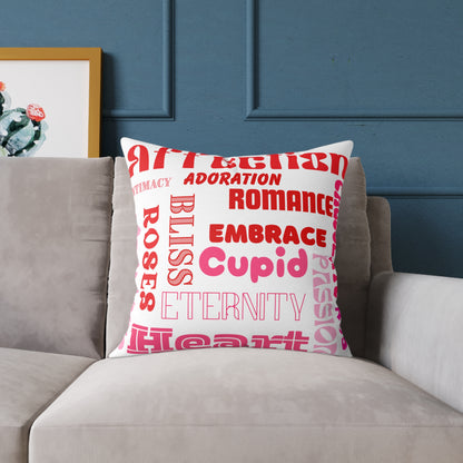 Bliss Words Poly Pillow