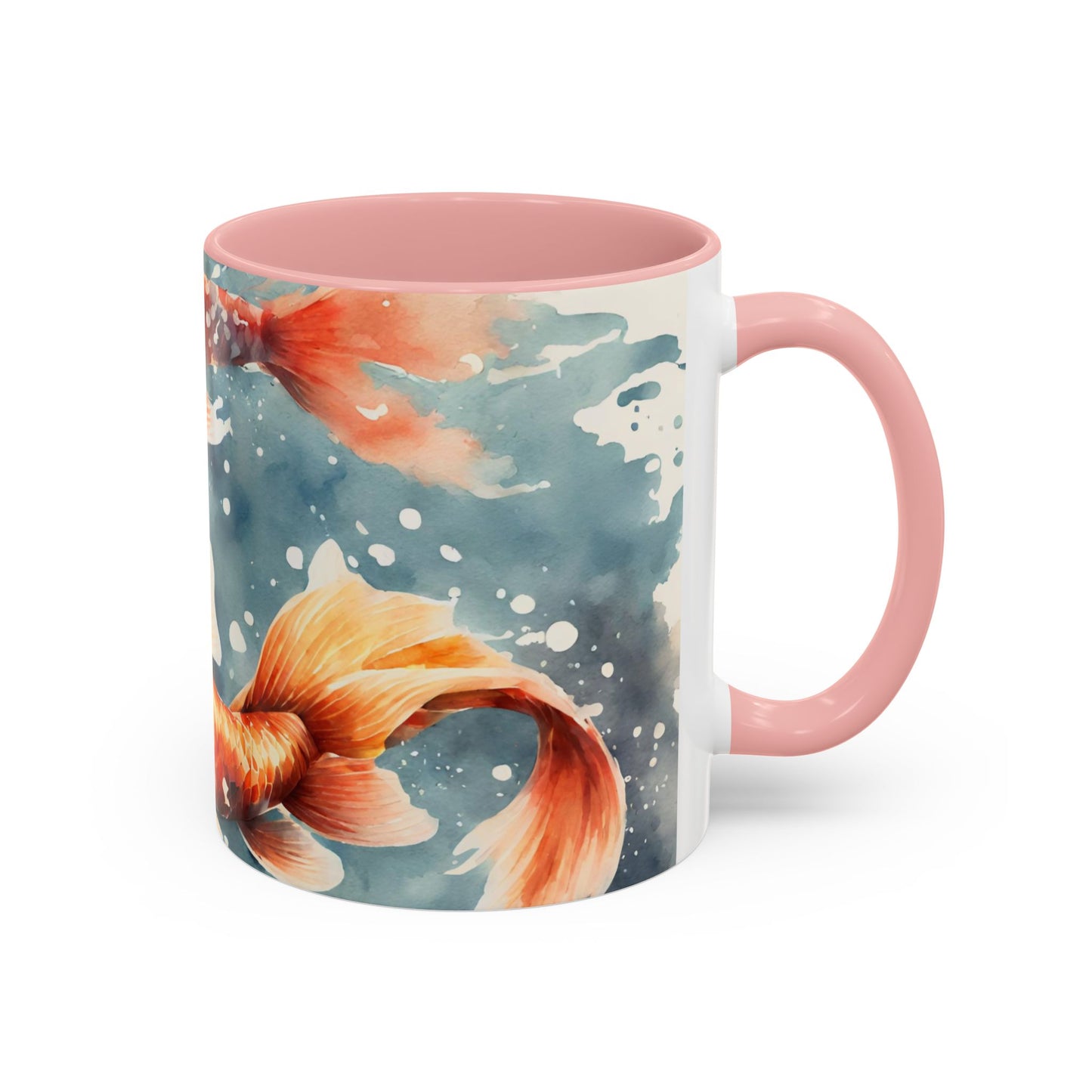Koi Carp 02 Accent Coffee Mug (11oz)
