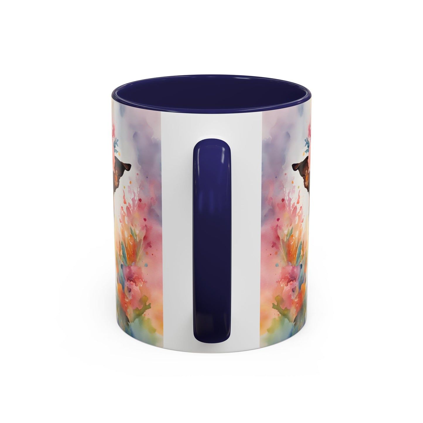 Jack Russell 02 Accent Coffee Mug - Dog Lover Gift