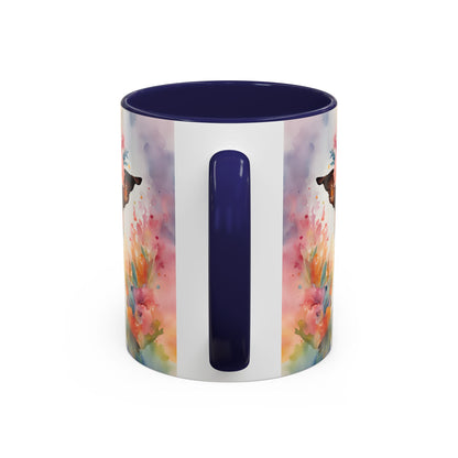 Jack Russell 02 Accent Coffee Mug - Dog Lover Gift