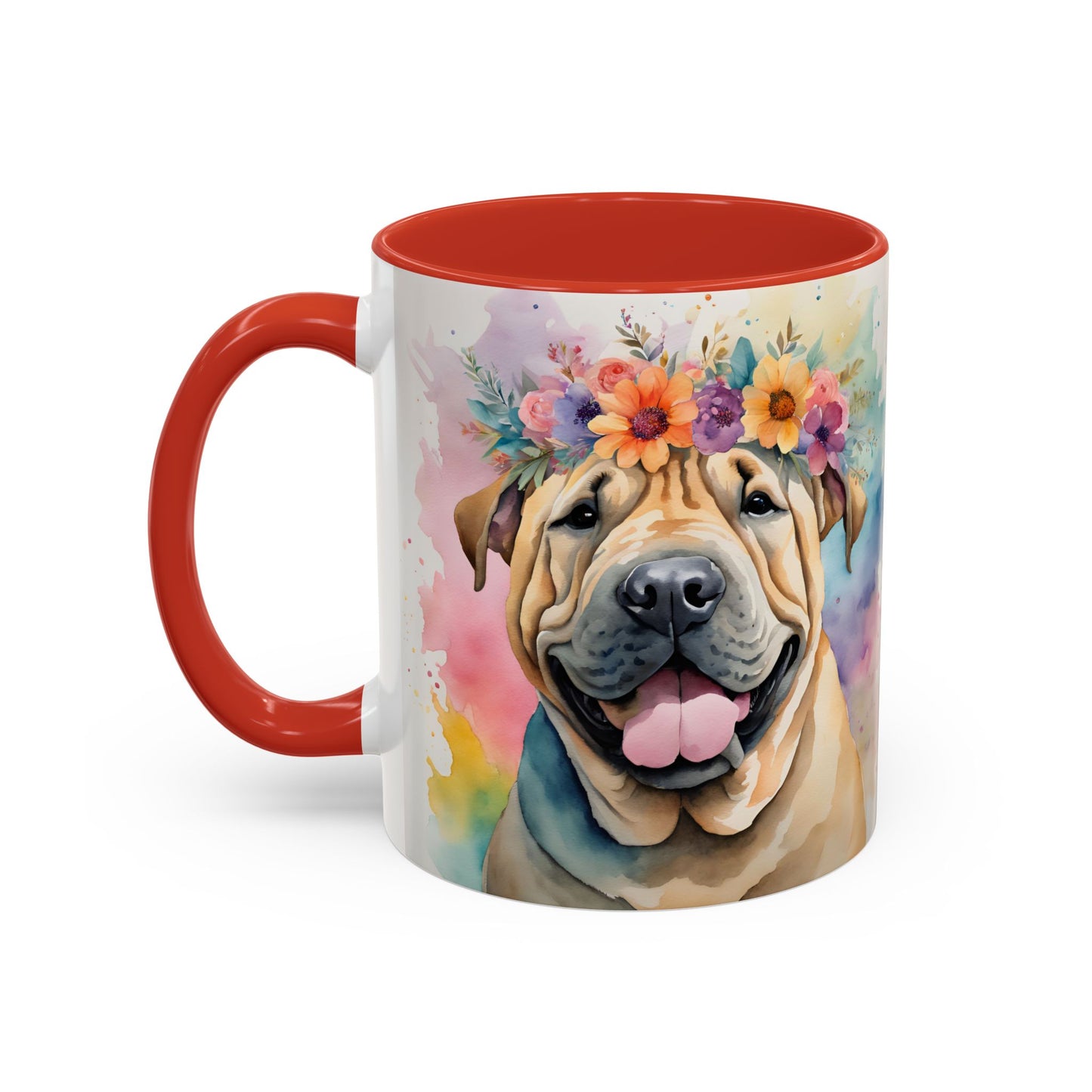 Shar Pei 02 Accent Coffee Mug - Dog Lover Gift
