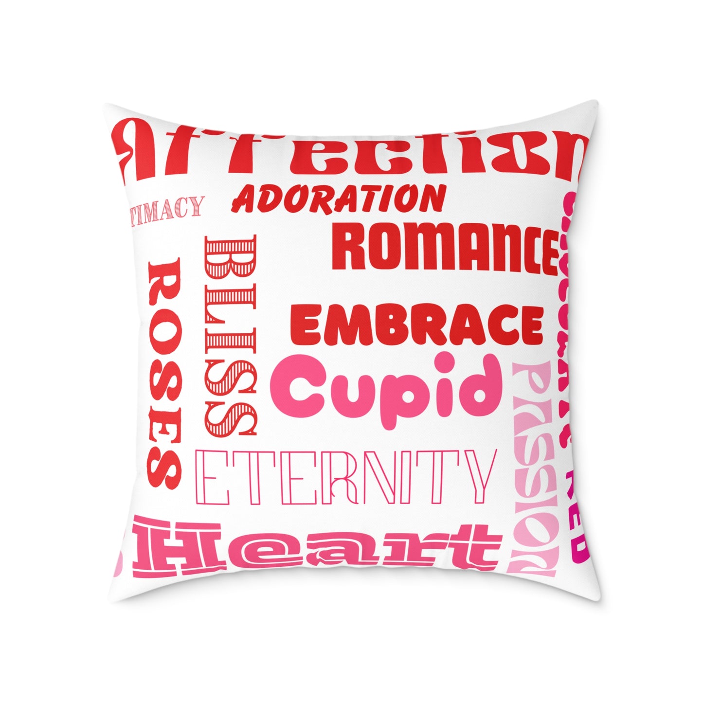 Bliss Words Poly Pillow