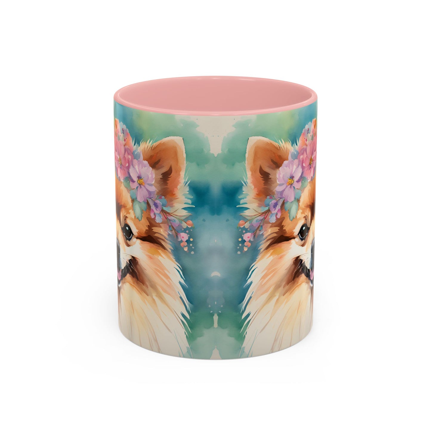 Pomeranian 03 Accent Coffee Mug - Dog Lover Gift