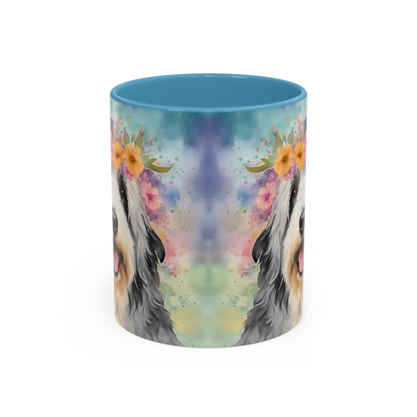Bearded Collie 02 Accent Coffee Mug - Dog Lover Gift