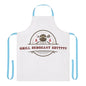 (Personizable) Grill Sergeant EST (????) Funny BBQ Themed Apron 5-Color Straps