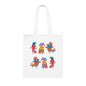 Funky birds 11 Cotton Tote
