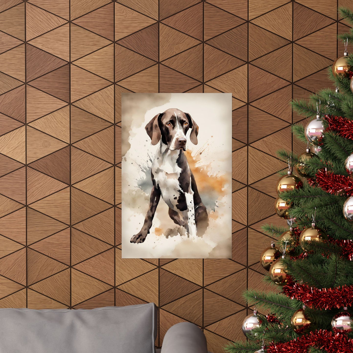 Dogs Pointer 04 Matte Vertical Poster