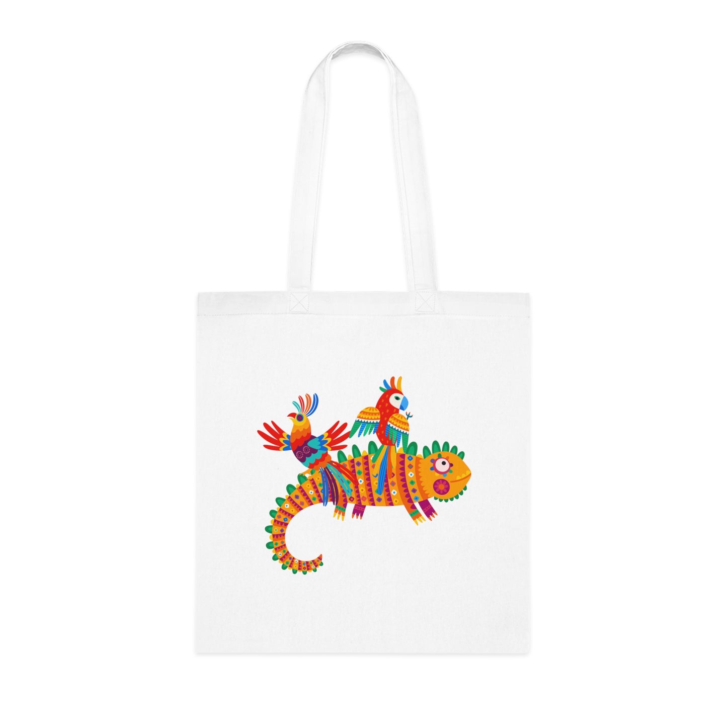 Funky birds 13 Cotton Tote