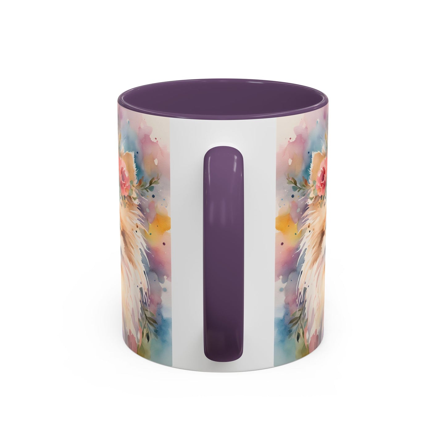 Pomeranian 02 Accent Coffee Mug - Dog Lover Gift