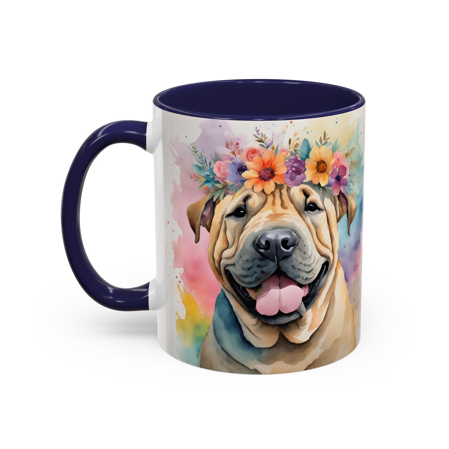 Shar Pei 02 Accent Coffee Mug - Dog Lover Gift