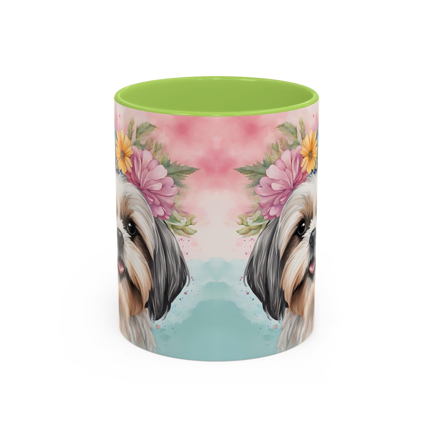Shih Tzu 02 Accent Coffee Mug - Dog Lover Gift