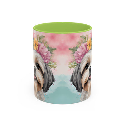 Shih Tzu 02 Accent Coffee Mug - Dog Lover Gift