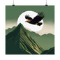 Lone Collection Eagle 19 Matte Square Posters