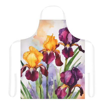 Irises 02 Apron 5-Color Straps
